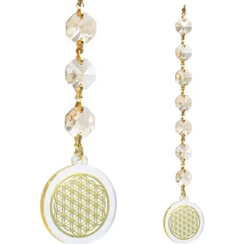 Mani Bhadra Feng shui květ života do oken dekorace 20cm