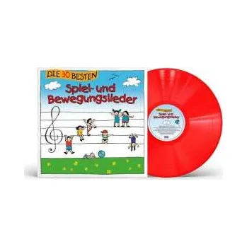 Zahraniční hudba LP Simone Sommerland, Karsten Glück Und Die Kita-Frösche: Die 30 besten Spiel- und Bewegungslieder LTD | CLR 2023 Coloured Red Vinyl Limited Edition