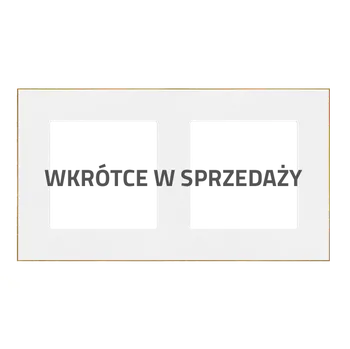 vypínač SIMON TRD2.166/111 Rámeček 2 násobný bílá