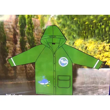 Pláštěnka CHLAPECKÁ PLÁŠTĚNKA Y2310C-VELIKOSTI 92-134 Velikost: 116/122, Barva: Zelená