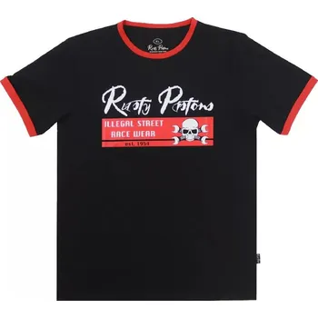 Nákrčník Rusty Pistons Rptsm68 Duluth black triko - 2Xl / černá