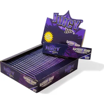 Papírky JUICY JAY'S King Size, Ostružina, 32ks v balení | box 24ks (Papírky JUICY JAY´S KS Ostružina 32ks v balení, box 24ks)