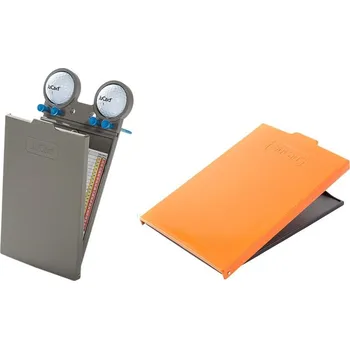 Golfový vozík JuCad GRP scorecard holder držák, titanium/oranžový