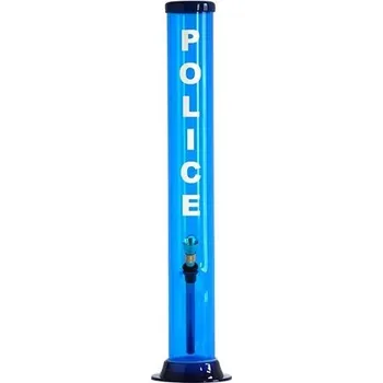 Bong Zooom Police Tower 40cm (Akrylový bong ZOOM Police Tower 40cm.)
