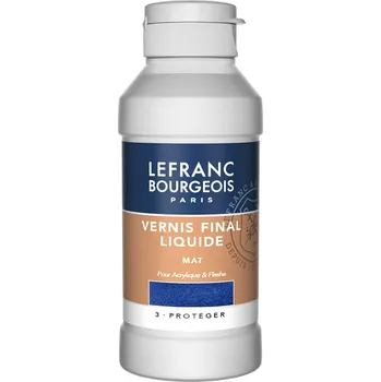 Speciální výtvarná barva Lak na akrylové barvy Lefranc Bourgeois MATNÝ - 250 ml