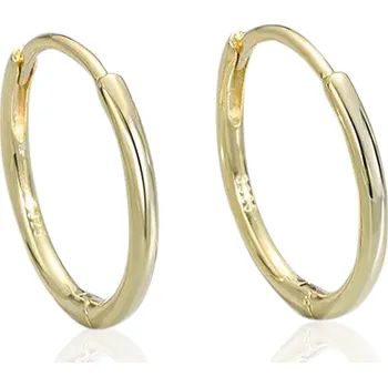 Náušnice Majya Stříbrné náušnice KARIN 10 mm pozlacené Ag/; ≤1,14 g 10438