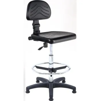 Zvýšená laboratorní židle PL Special chrom, permanentní kontakt