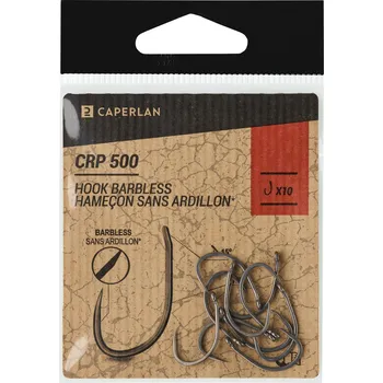 Rybářský háček CAPERLAN Háček bez protihrotu na kaprařinu Barbless 500 6