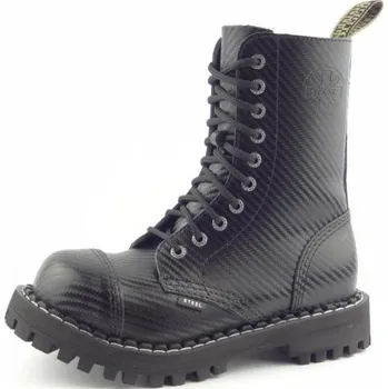 Dámská zimní obuv Steel boty 10 dírek 105/106/O/ D195 černá, velikost 38