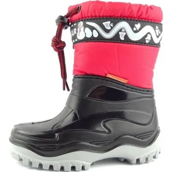 Dívčí sněhule Dětské sněhule Frost červená, velikost 34-35