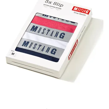 Kalhotky MUSTANG Set kalhotek Tara - modrá, bílá a červená XL 6178_1203.573