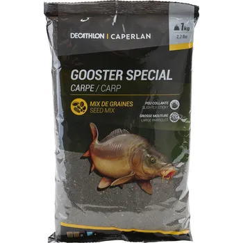 Návnadová surovina CAPERLAN Návnada Gooster Special Carpe 1 kg černá 1kg