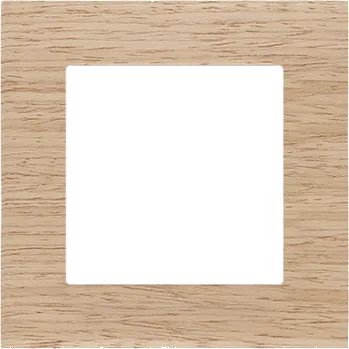 Elektrická zásuvka SIMON TRN1/185 Rámeček 1 násobný, dřevěný bílá