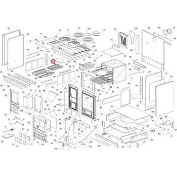 Sporák na tuhá paliva La Nordica - náhradní rošt pro sporák ROSA L, ROSA XXL, VERONA, VICENZA