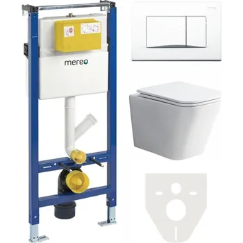 WC sada Mereo WC komplet pro sádrokarton s příslušenstvím