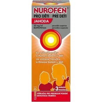Lék Nurofen sirup pro děti od 3m 100ml jahoda