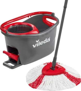 mop Vileda Turbo Box + mycí prostředek Der General šedý/červený