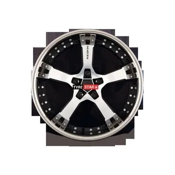 Alu kolo Keskin KT10 9x20 5x120 ET40 MATT BLACK FRONT POLISH SL