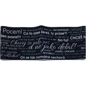 Čelenka HannahB dogwear Čelenka dogsports -pejskařův slovník - černá