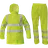 CERVA Siret Hi-Vis reflexní oblek do deště žlutý, M