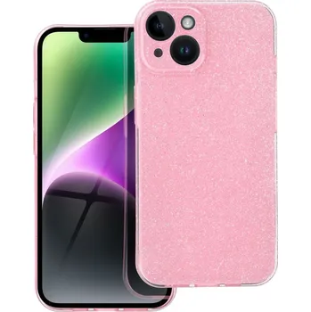 Pouzdro na mobilní telefon OEM Pouzdro CLEAR CASE 2mm BLINK APPLE IPHONE 14 růžové