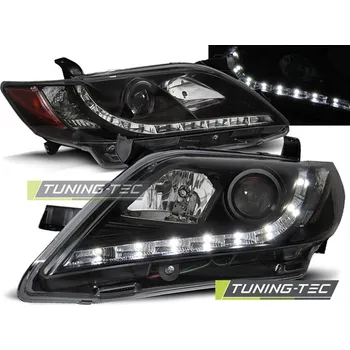 Osvětlení automobilu Tuning-Tec Přední čirá LED světla Toyota Camry VI (2006 - 2009) - černé