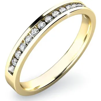 Prsten Zásnubní prsten žluté zlato 585/1000 přírodní diamant 0.168 ct G/SI ZP-10812D-ZL velikost 50