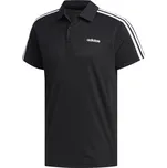 Černá pánská polokošile adidas Designed 2 Move 3-Stripes Polo Shirt FL0321 Velikost: L