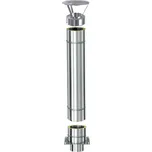 Komínový nástavec bez odvětrání kruh.zásun 150mm/1m