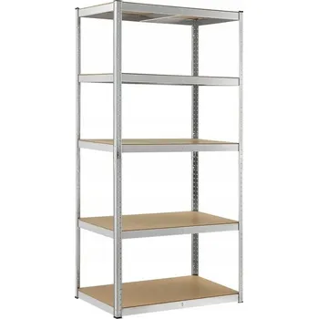Dílenský regál FISTAR Kovový zinkovaný regál 120 x 40 x 200 cm 5 polic