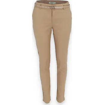 Dámské kalhoty Kalhoty Freesia Paris L131 barva: béžová, velikost: S