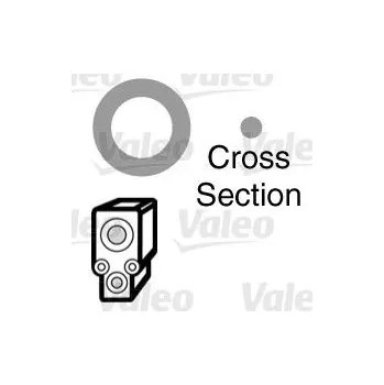 Chladič motoru Těsnění, potrubí chladiva VALEO 509183