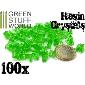 Dekorace Green Stuff World: Green Resin Crystals