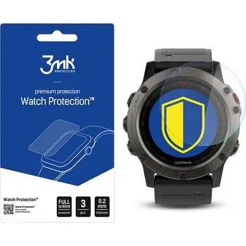 Příslušenství k chytrým hodinkám 3mk Watch Protection pro Garmin Fenix 5X ochranné sklo 3 ks
