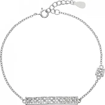 Náramek Stříbrný náramek se zirkony 13014.1