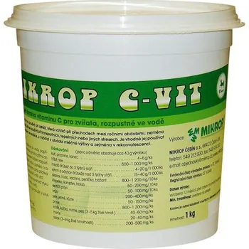 Pro psa MIKROP ČEBÍN a.s. Mikrop C-vit - vitamín C plv sol 1kg