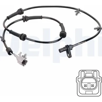 Přislušenství brzdového systému Snímač, počet otáček kol DELPHI SS20806