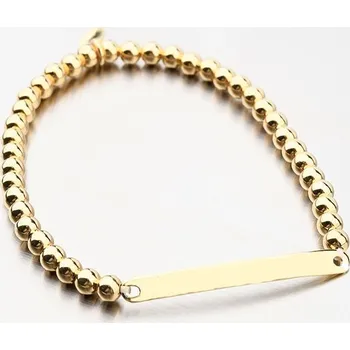 Náramek Dámský náramek stříbro 925 pozlacený s možností rytiny B2001503-0940-SLX délka 19 cm