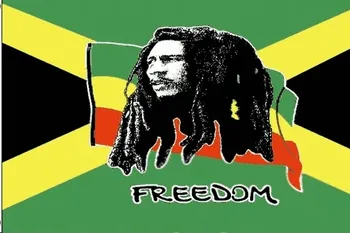 Vlajka Vlajka Jamajka Bob Marley 150 x 90 cm