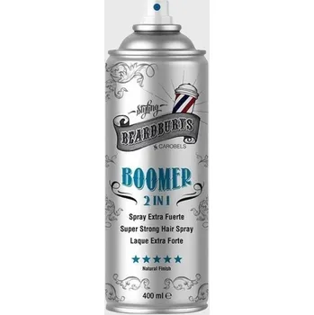 Stylingový přípravek Beardburys Boomer Super Strong Hair Spray lak na vlasy 400 ml