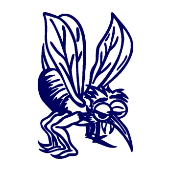 Samolepící dekorace SAMOLEPKA Komár 004 pravá (23 - tmavě modrá) NA AUTO, NÁLEPKA, FÓLIE, POLEP, TUNING, VLASTNÍ TEXT, TISK, AUTOSAMOLEPKY.cz, POLEPY, OBRÁZEK, LOGO, SAMOLEPKY