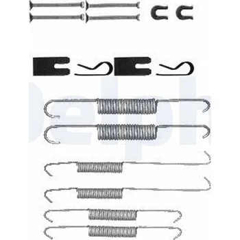 Autodíl Sada příslušenství, brzdové čelisti DELPHI LY1394