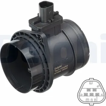 Čidlo automobilu Snímač množství protékajícího vzduchu DELPHI AF10556-12B1
