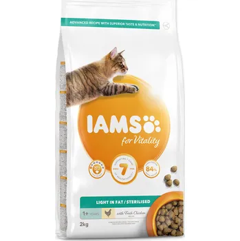 Krmivo pro kočku IAMS for Vitality Weight Control Cat Food with Fresh Chicken 2kg