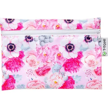 Pytel na pleny T-TOMI Nepromokavý pytlík, flowers