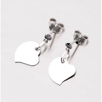 Náušnice Dámské náušnice stříbro 925 srdíčky MORP8453C