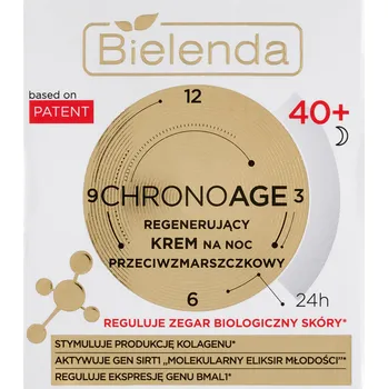 Pleťový krém Bielenda Chrono Age pleťový krém proti vráskám 40+ na noc, 50 ml