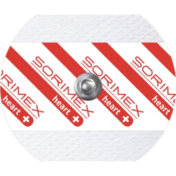 Měřič tělesných funkcí EKG elektroda EK-S 50 NWSG, netkaná, pevný gel, ø 50 mm, 50 kusů, Sorimex