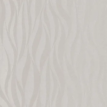 Tapeta Šedo-béžová vliesová tapeta na zeď, vlnky, TI3103, Time 2025, Grandeco
