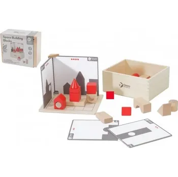 ostatní stavebnice Skládanka stavebnice Vesmír dřevo 41ks